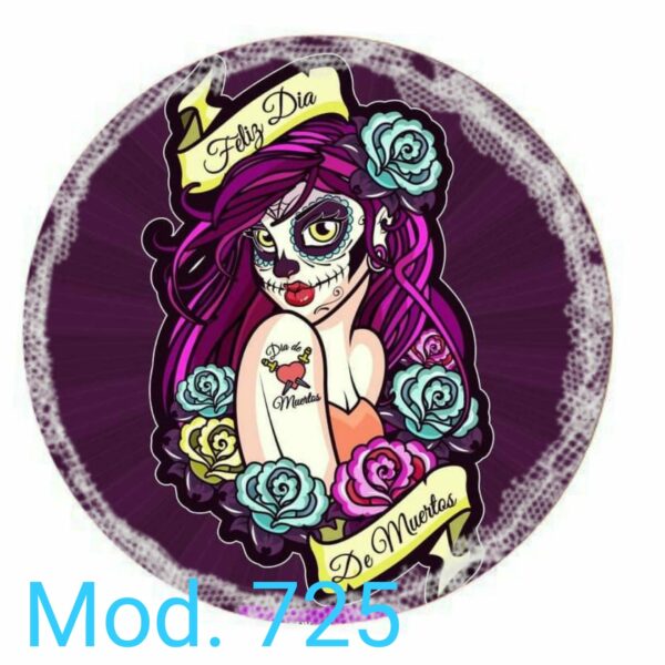 oblea comestible feliz dia de muertos