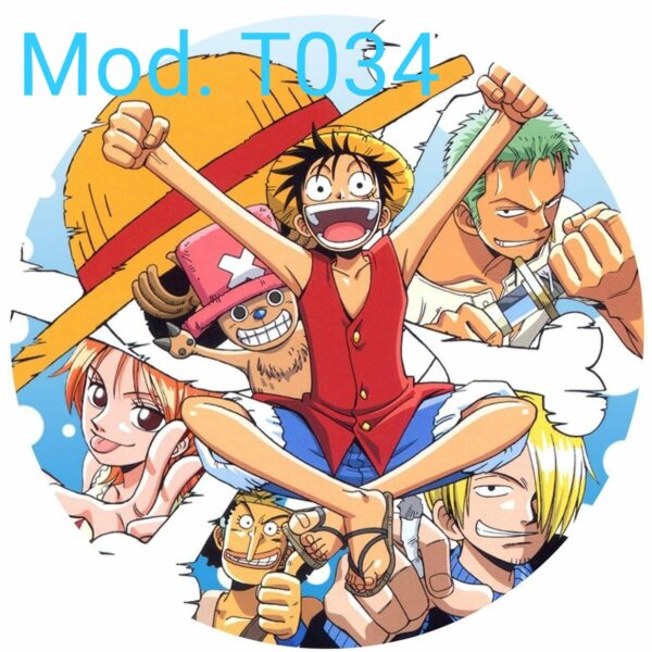 Oblea comestible decoración tartas ONCE Piece