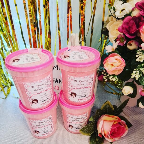 Pack de 6 Algodón de azúcar personalizada