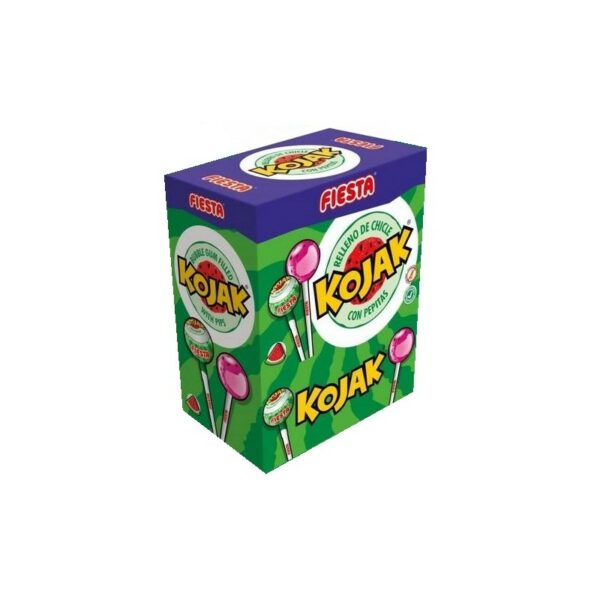 Kojak Fiesta sabor sandía relleno de chicle 4 uds