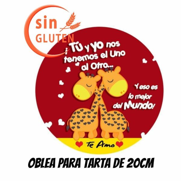 oblea comestibles tartar para san valentin