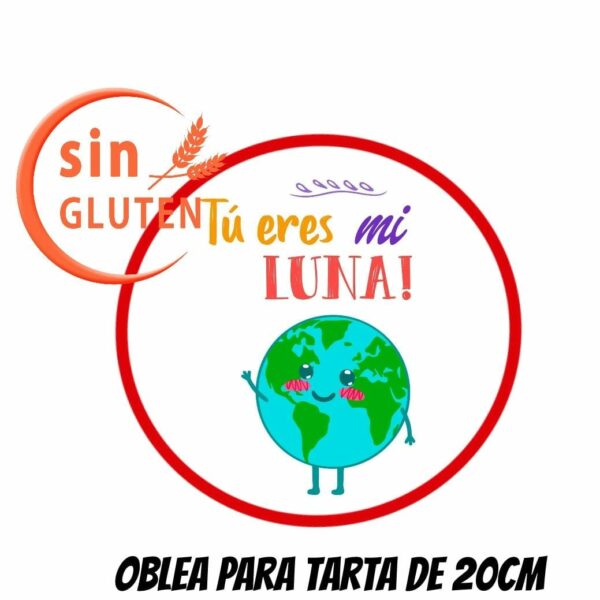 Oblea comestible decoración tartas San Valentín