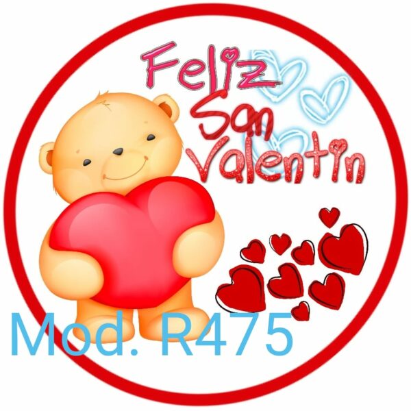 Oblea tarta Feliz San valentin