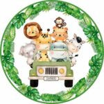 Oblea safari tartas de cumpleaños