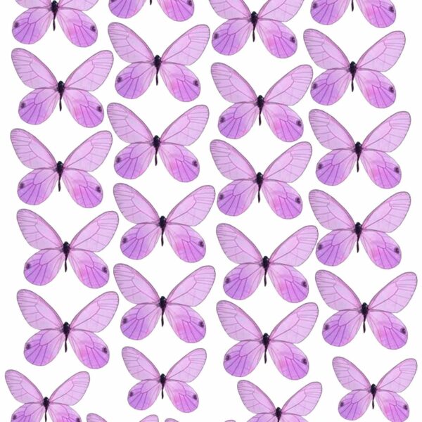 VOblea Tartas mariposas Violeta A4ioleta