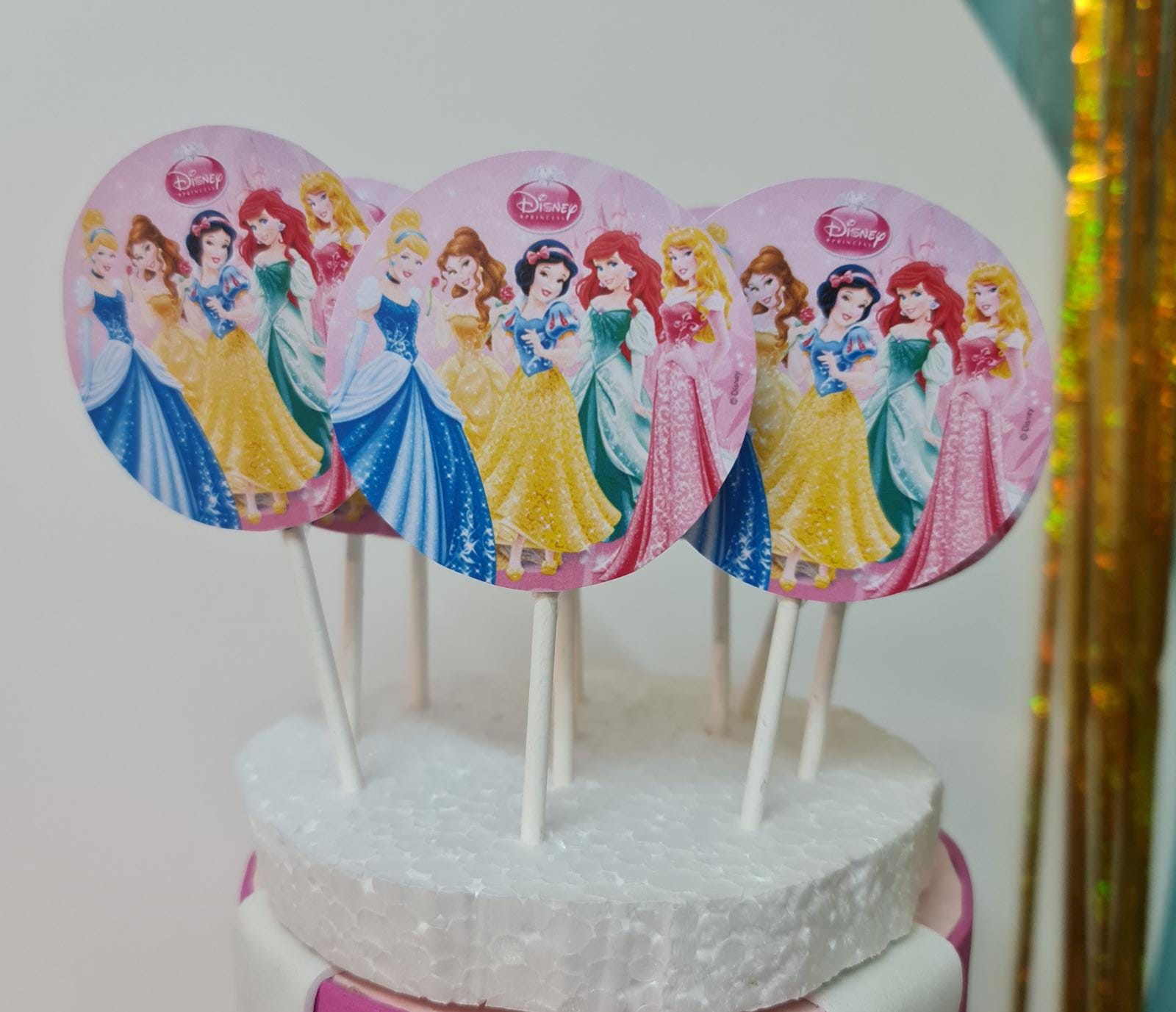 Piruletas artesana Princesa Disney 10uds