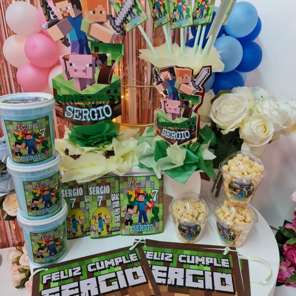 Pack Fiesta de Cumpleaños minecraft