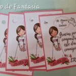 Etiquetas Comunión niña 12 uds