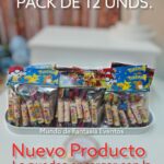 Bolsa de chuches Personalizadas 12 unidades personalizados con tu temática preferida y listo para montar en tu mesa dulce.