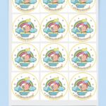 Oblea de 6cm Baby Shower