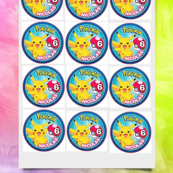 Oblea de 6cm personalizada