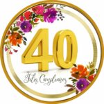 40 cumpleaños 20cm