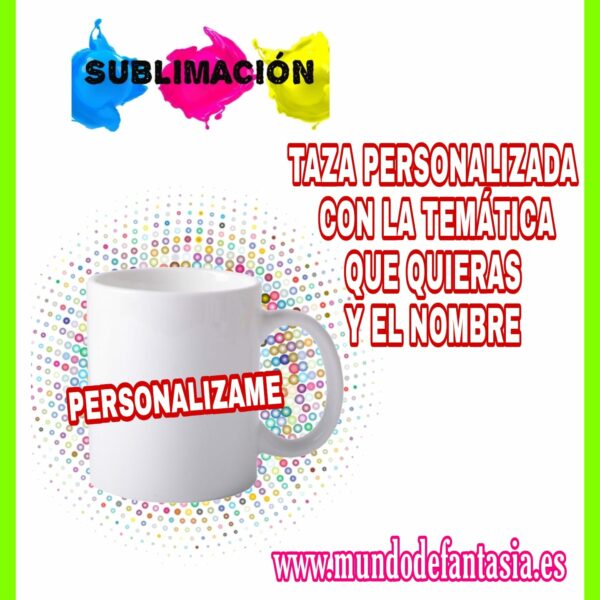 Tazas personalizadas con Nombre y Texto