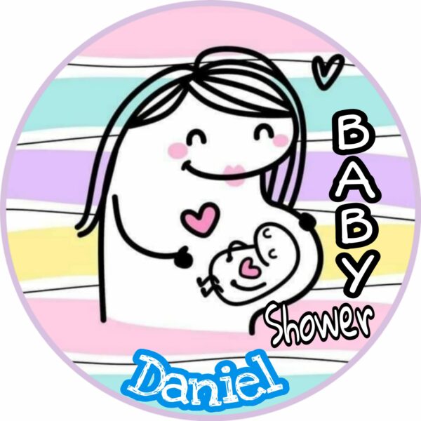 Oblea personalizada Baby Shower