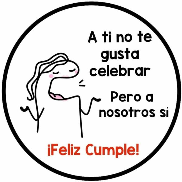 oblea tarta de cumpleaños frase