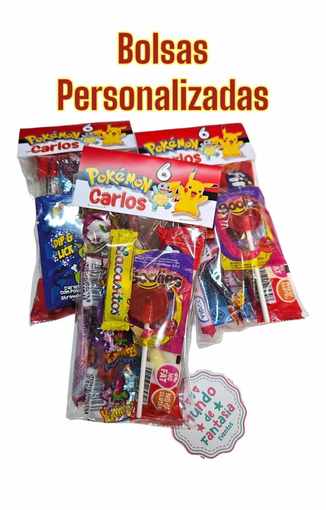 Bolsas de #chuches #personalizadas para #cumpleaños www.haveanicecake.es
