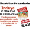 Etiquetas Chocolatinas personalizadas
