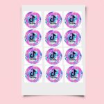 Oblea de azúcar Tik Tok