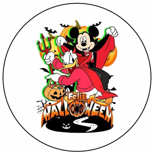 Oblea Feliz Halloween decoración tartas