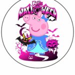 Oblea Halloween  Pepa Pig