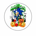 Oblea Halloween  Sonic