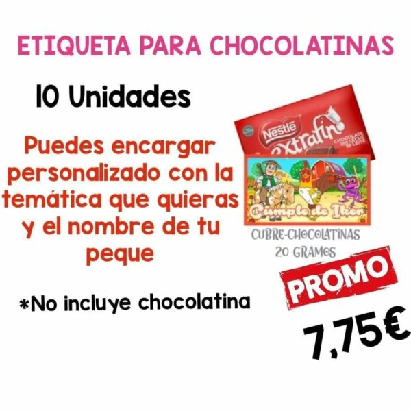 Etiquetas Chocolatinas