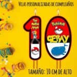 vela de cumpleaños Nº10