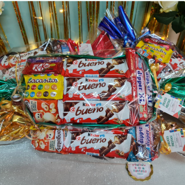 Chocolatinas forma de caramelo