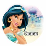 Oblea Yasmin 20cm , comestible para la decoración de tartas de cumpleaños 20cm