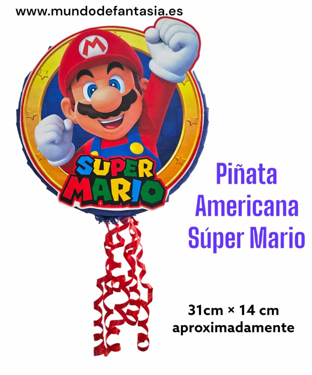 Super Mario Bros Outline Piñata