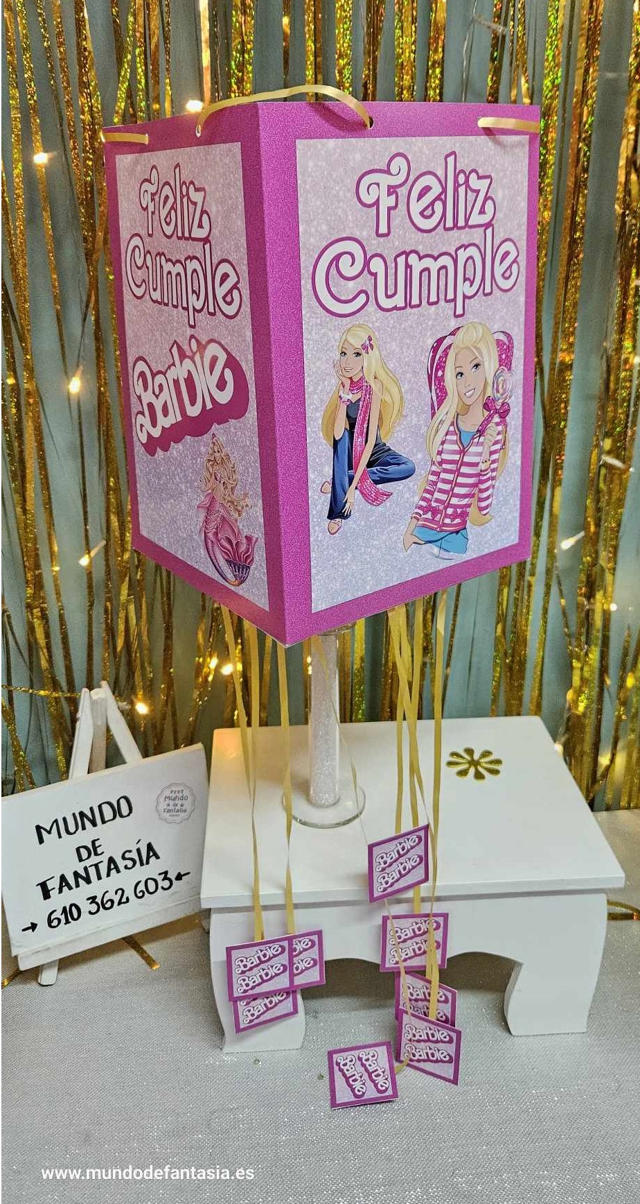 Piñata Barbie - Decoraciones para Piñatas - Tienda de Piñatas