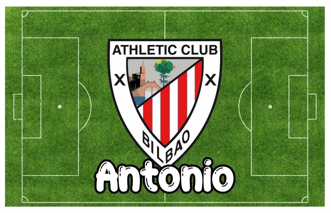 Oblea Fútbol rectangular Athletic Club de Bilbao - Mundo de Fantasia Eventos